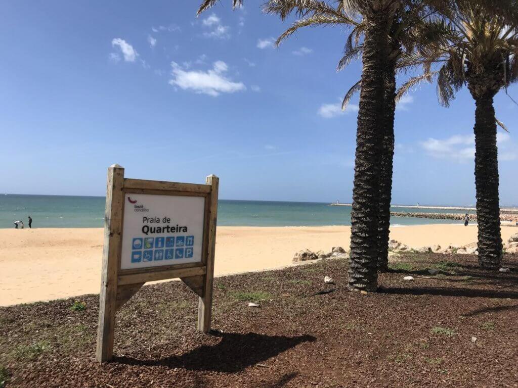 Apartamento Frente Ao Mar Com Piscina De Agua Salgada Quarteira Ngoại thất bức ảnh